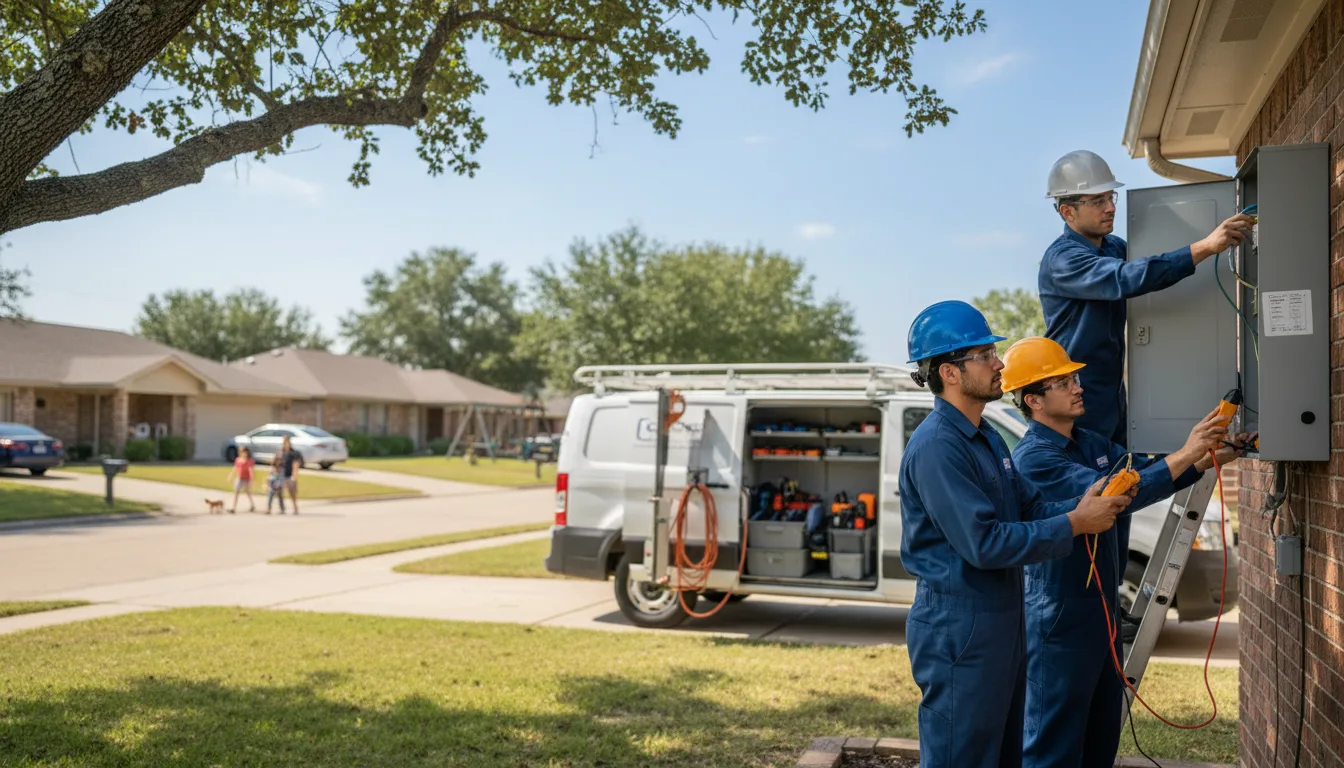 Certified electrician providing emergency electrical services in La Plata, NM